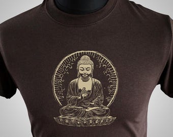 Buddha 2 T Shirt (Brown)