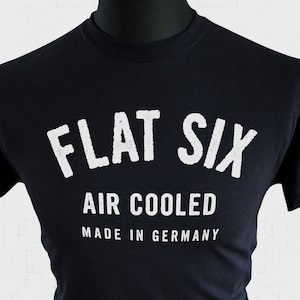 Flat Six Air Cooled T Shirt (Various Colour Options)