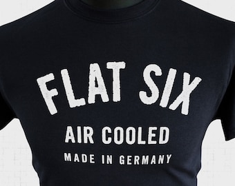 Flat Six Air Cooled T Shirt (Various Colour Options)