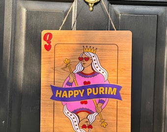 Queen Esther Purim Door Hanger