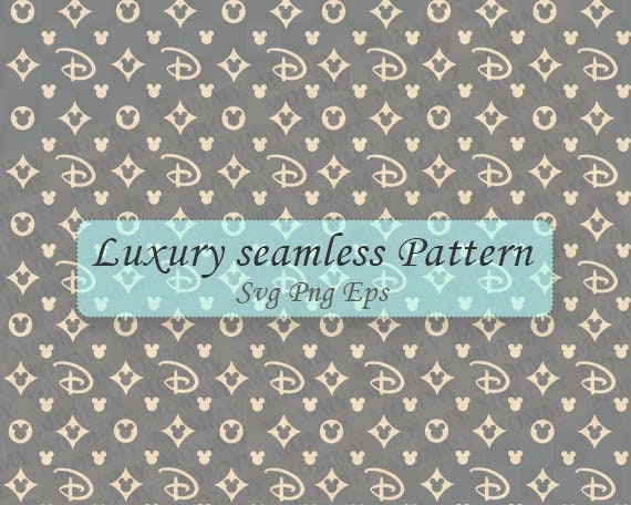 Minnie Mouse Designer LOUIS VUITTON Pattern SVG Decal Cricut Cut