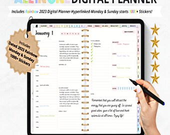 student planner ut 2023 Digital Planner | Daily, Weekly & Monthly Planner | Dated Digital Planner | iPad Planner | GoodNotes Planner, Notability Planner