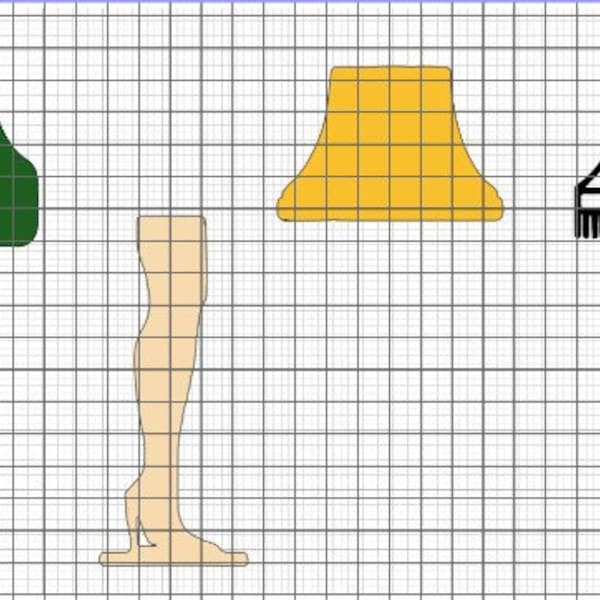 A Christmas Story Leg Lamp 3D Layered svg/png/jpg/pdf multi file