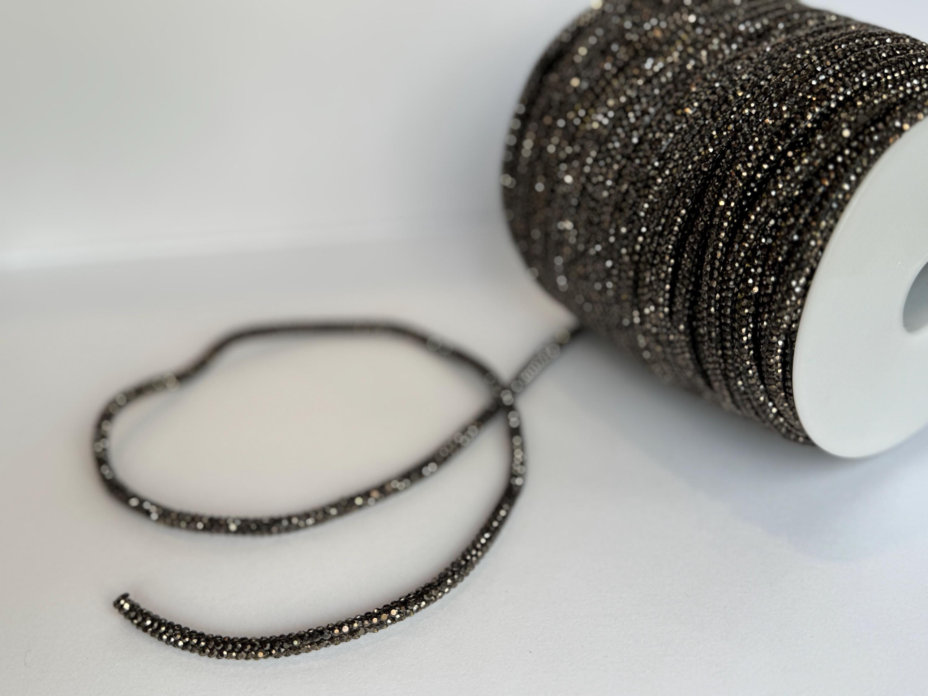Flexible Rhinestone Rope: 4mm Sparkle Trim for DIY Fashion - Etsy