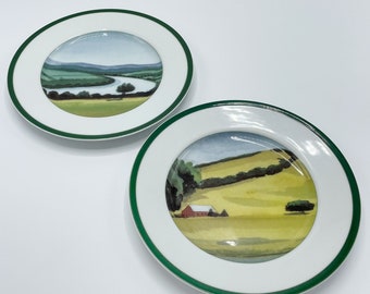 WILLIAM SONOMA | Salad Plate - Wine Country | Mid 90's | 2 pieces