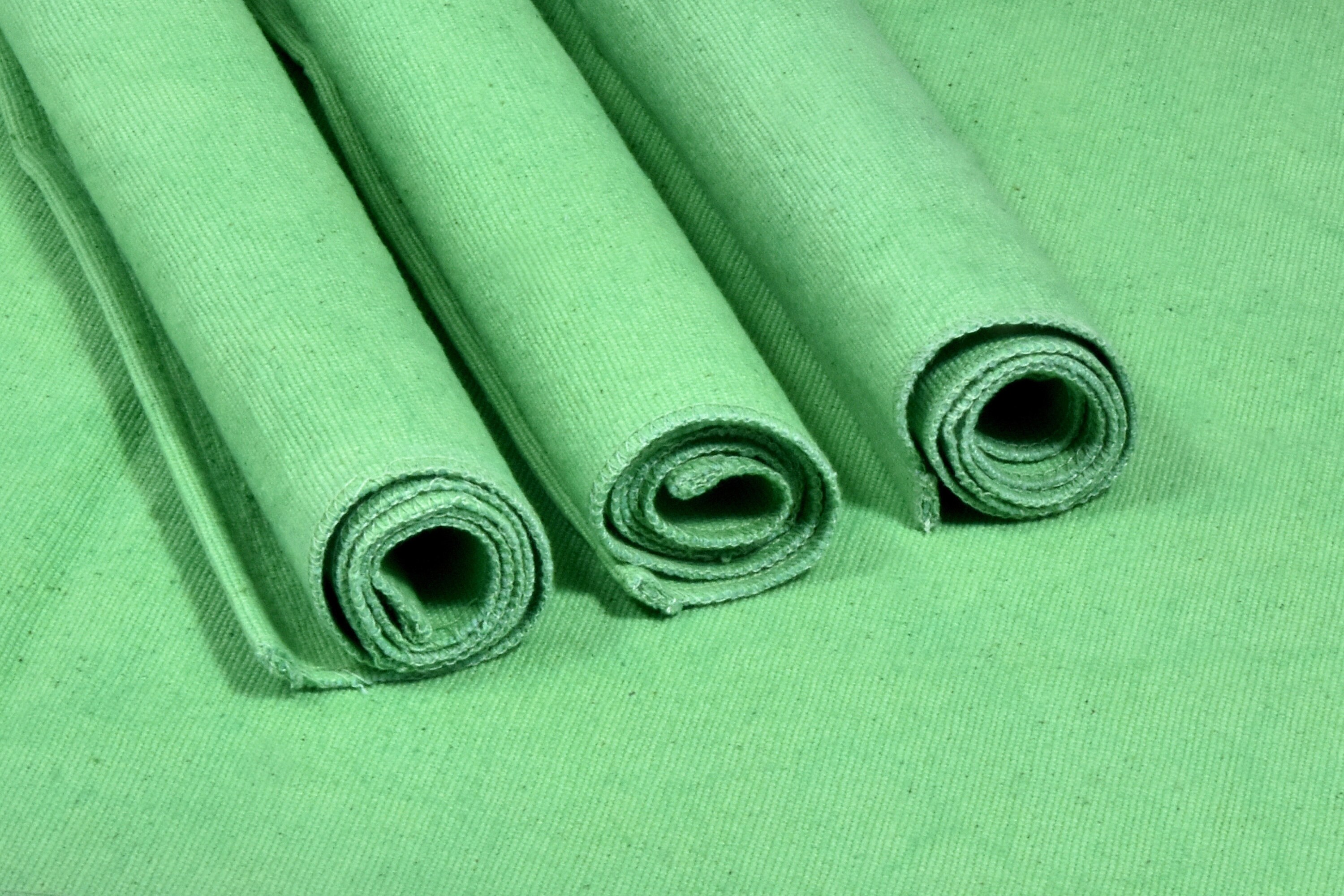 Ribbed Cotton Placemats Set of Dining Table Mats Boho Cloth Placemats