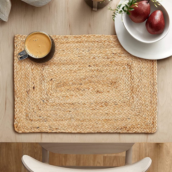 Jute Placemats Etsy