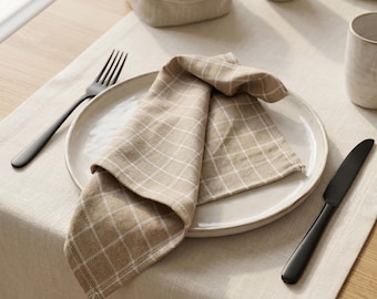 Luxury Soft Cotton Kitchen & Dining Napkins Set – Reusable, Resistant Cotton Tea Towels for Farmhouse Boho Kitchen Décor