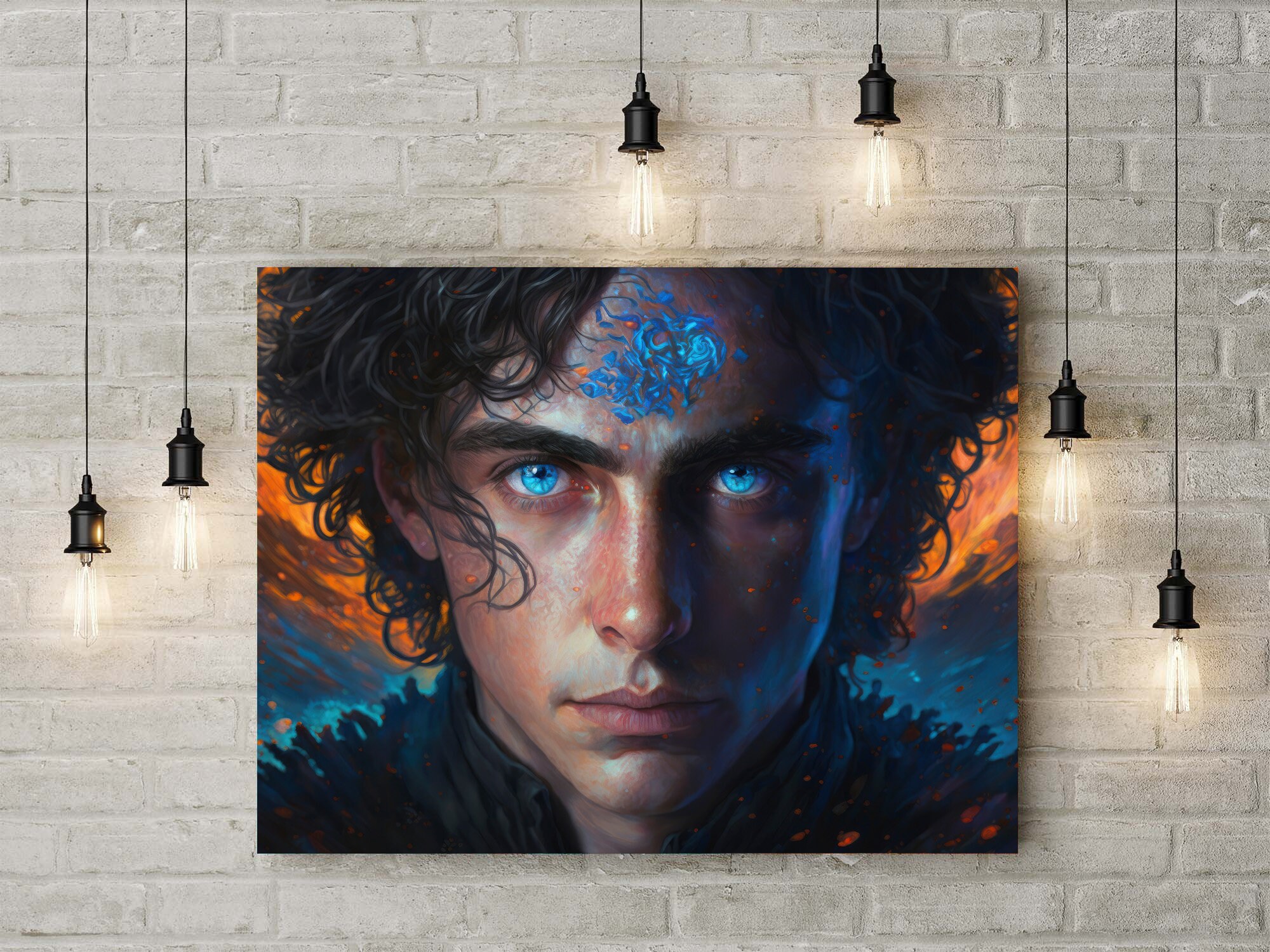Paul Atreides Portrait Art Timothee Chalamet Dune Movie Wall Art Wall ...