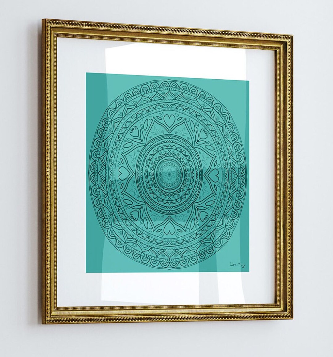 Printable Geometric Boho Wall Art Print for Living Room Decor Etsy