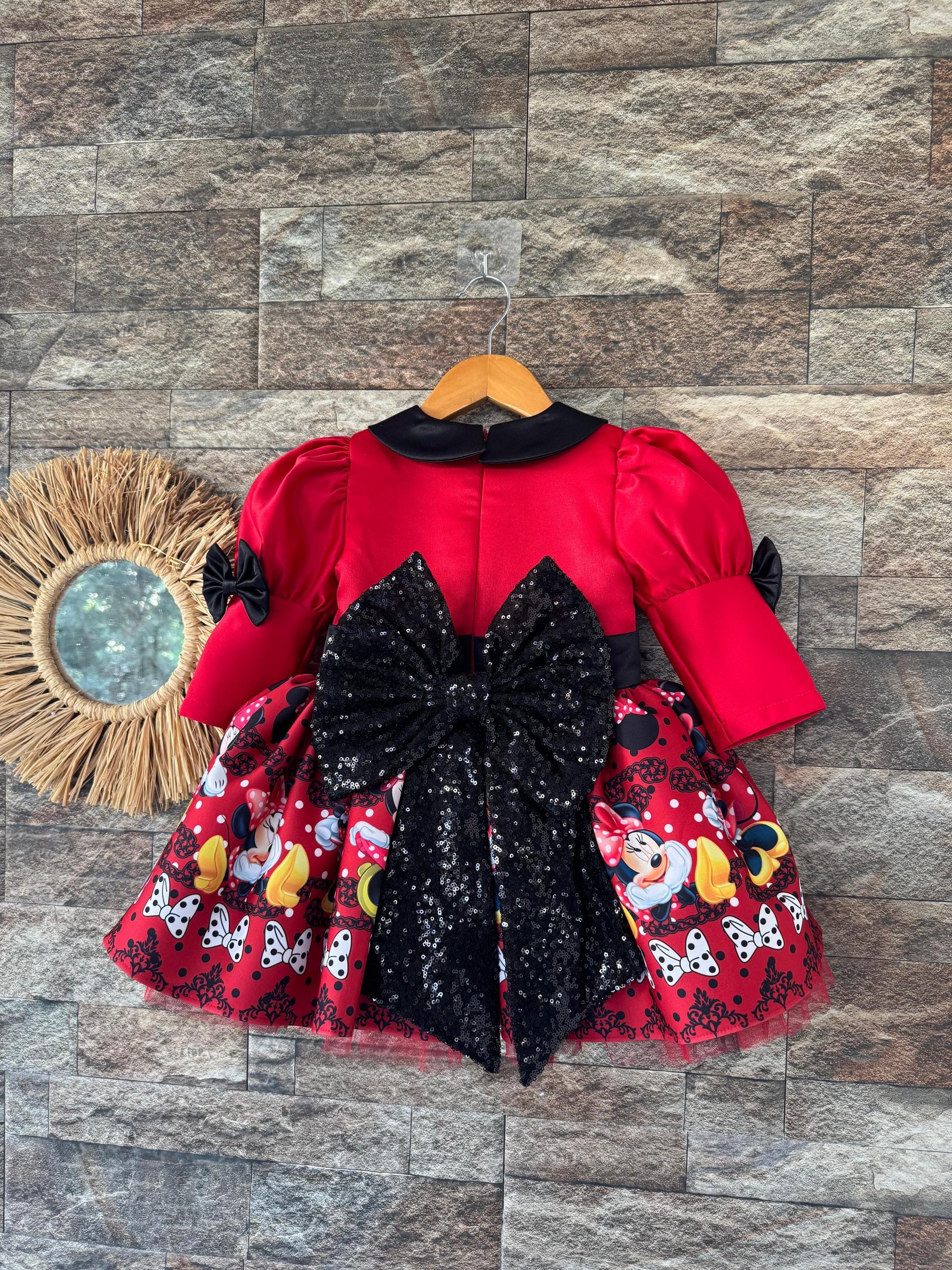 minnie mouse birthday dress baby Dress, Personalized Outfit straight 9 Terrible Prom Dress Size:14W you can customize it