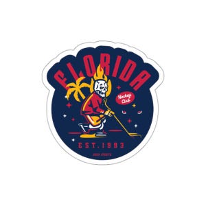 Adesivi SODA SPORTS (TM) - Adesivi per hockey della Florida