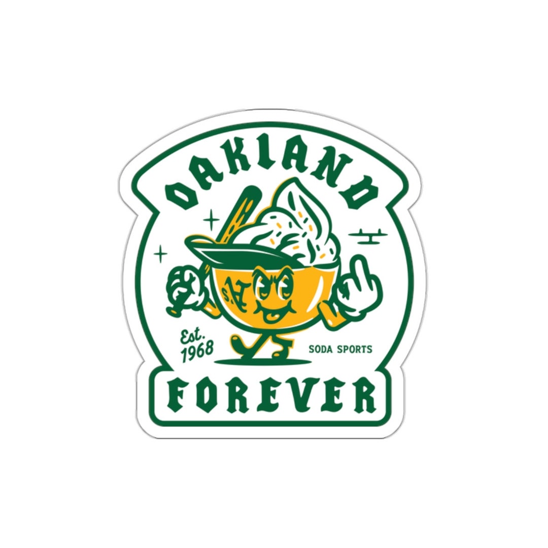 Oakland A's Sticker, Oakland Forever Sticker, Athletics Baseball ...