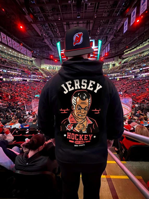 All Star Dogs New Jersey Devils Performance Sweat à capuche gris, XXL