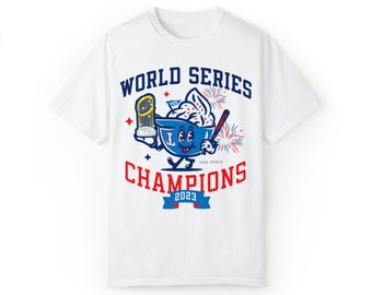 Texas World Series Soft Serve Unisex Garment-Dyed T-shirt