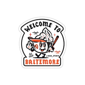 Welcome To Baltimore Soft Serve stickers