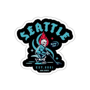 Seattle Hockey Die-Cut Stickers