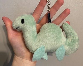 Loch Ness Monster cryptid plush keychain