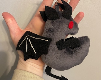 The Jersey Devil cryptid plush keychain