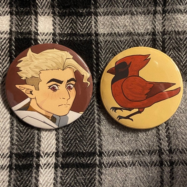 1.25” Hunter and Flapjack buttons