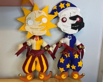 12” FNAF Security Breach Sundrop Sun And Moondrop Moon multipack