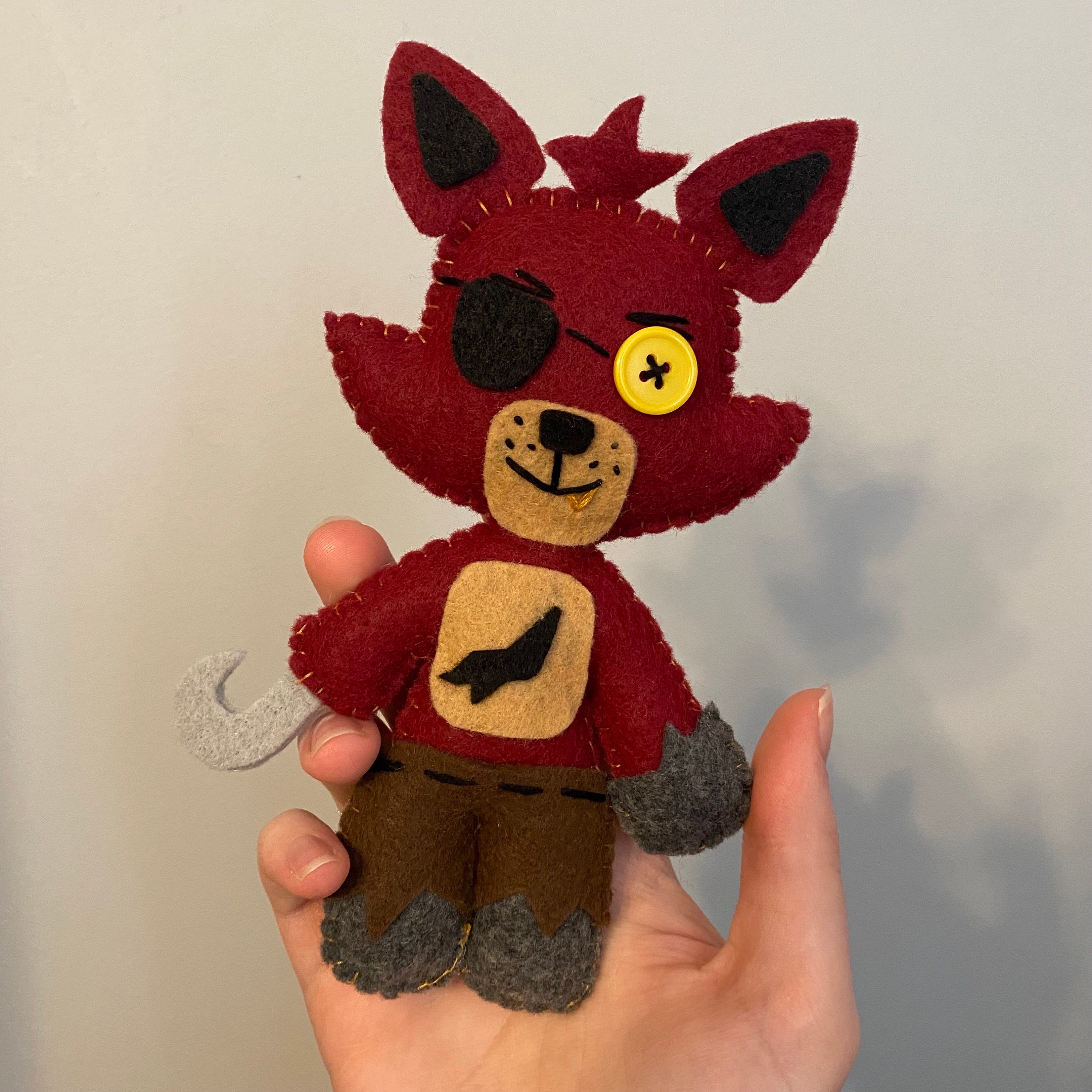 Foxy Five Nights at Freddy's Crochet Doll Fox Character FNAF Security  Breach Plushie Game Character Amigurumi -  Sweden