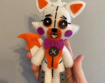 FNAF mini Lolbit Funtime Foxy plush