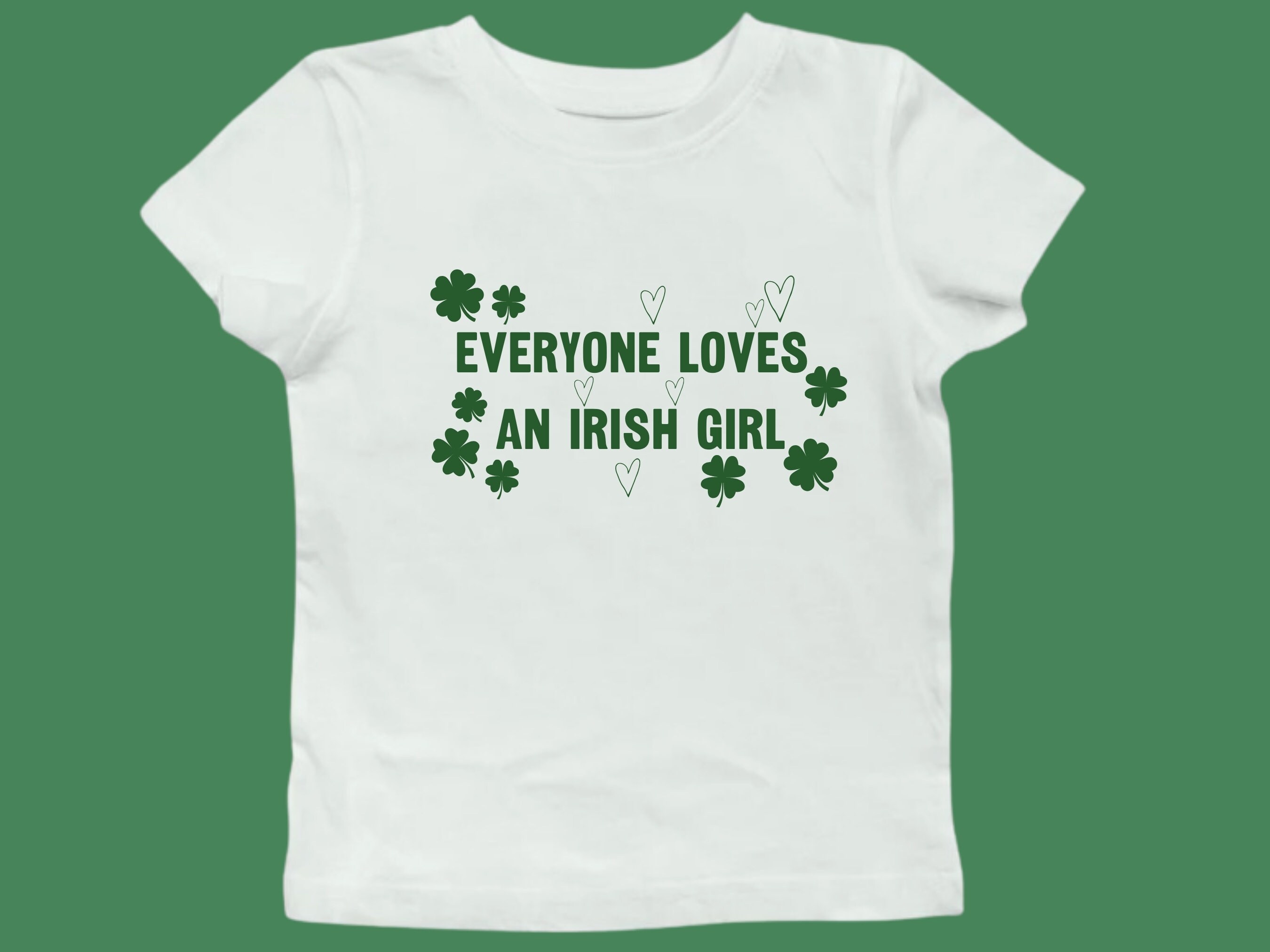 everyone loves an irish girl t shirt