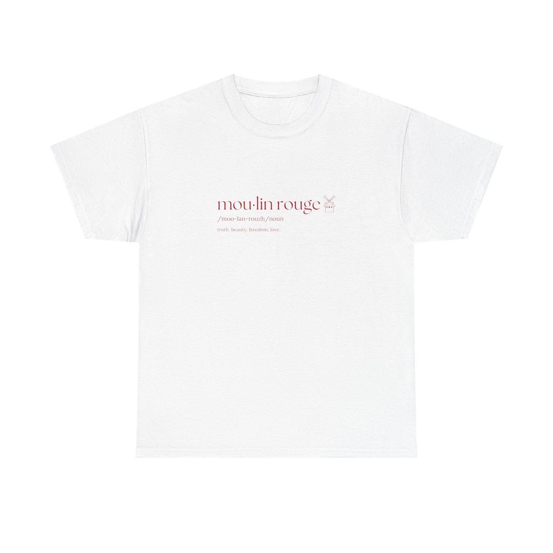 Moulin Rouge the Musical T-shirt | Musical Theatre Merch - Etsy UK