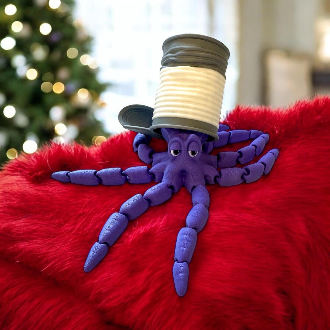 Dan the Articulated Fidget Toy Octopus - Etsy