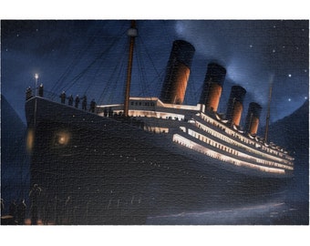 RMS Titanic Puzzle, Ocean Liner Jigsaw (110-1014 Piece Options)