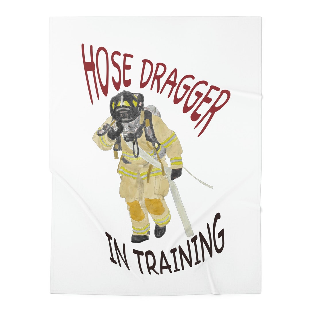 Firechick Designs Firefighter hose Dragger in Etsy