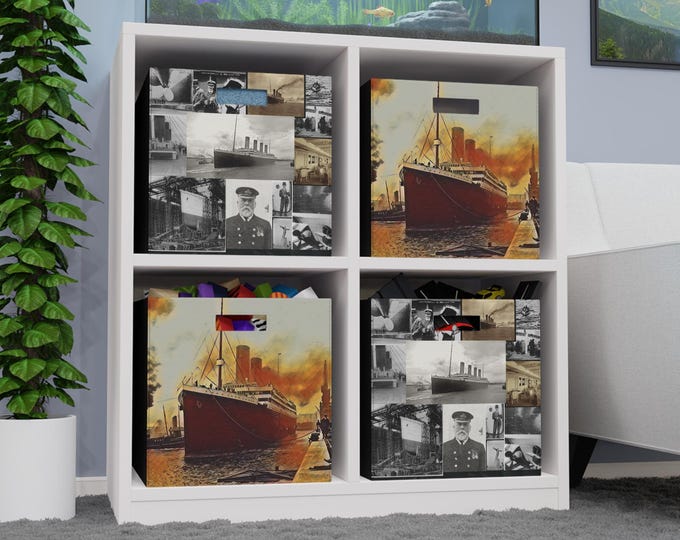 Storage Box, Titanic Historical Images, Collage Design, Nautical Decor, Vintage Home Organization, Memory Box