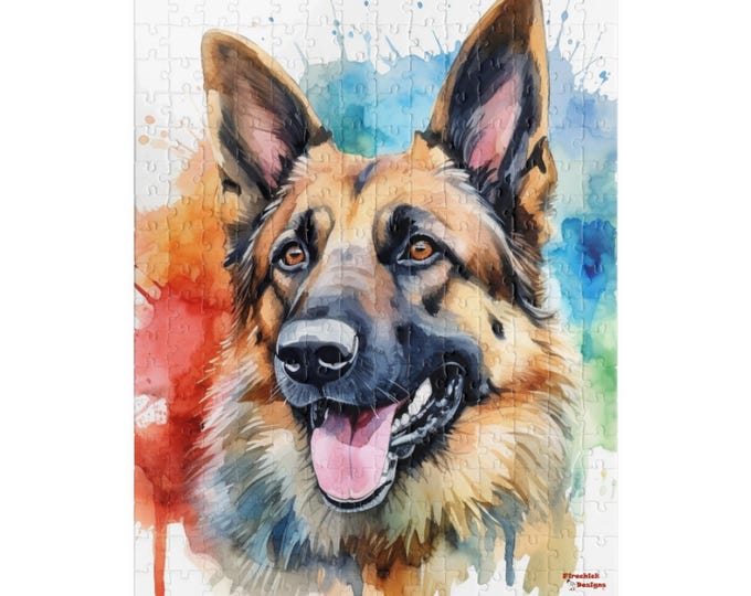 The German Shepherd Puzzle (110, 252, 500, 1014-piece) | Family Pet Canine K9 K-9 Guard Dog Man's Best Friend Companion Partner Officer
