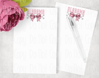 Lot de blocs-notes Coquette roses avec noeuds States