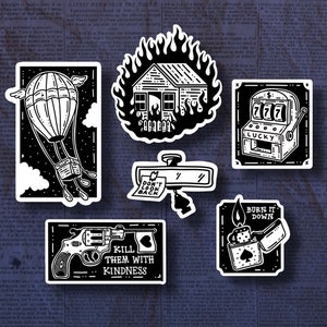 Cool stickers, Tattoo stickers, Funny stickers, cool gift, laptop stickers, water bottle stickers, flash tattoo stickers
