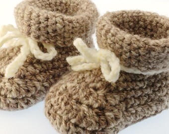Scarpe per bambini, fatte a mano, all'uncinetto, neonato, 0-3 mesi, lana,