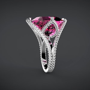 Big Cushion Engagement wax pattern ring for lost wax casting jewelry castable wax resin
