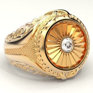 Turbine wax pattern ring for lost wax casting jewelry castable wax resin