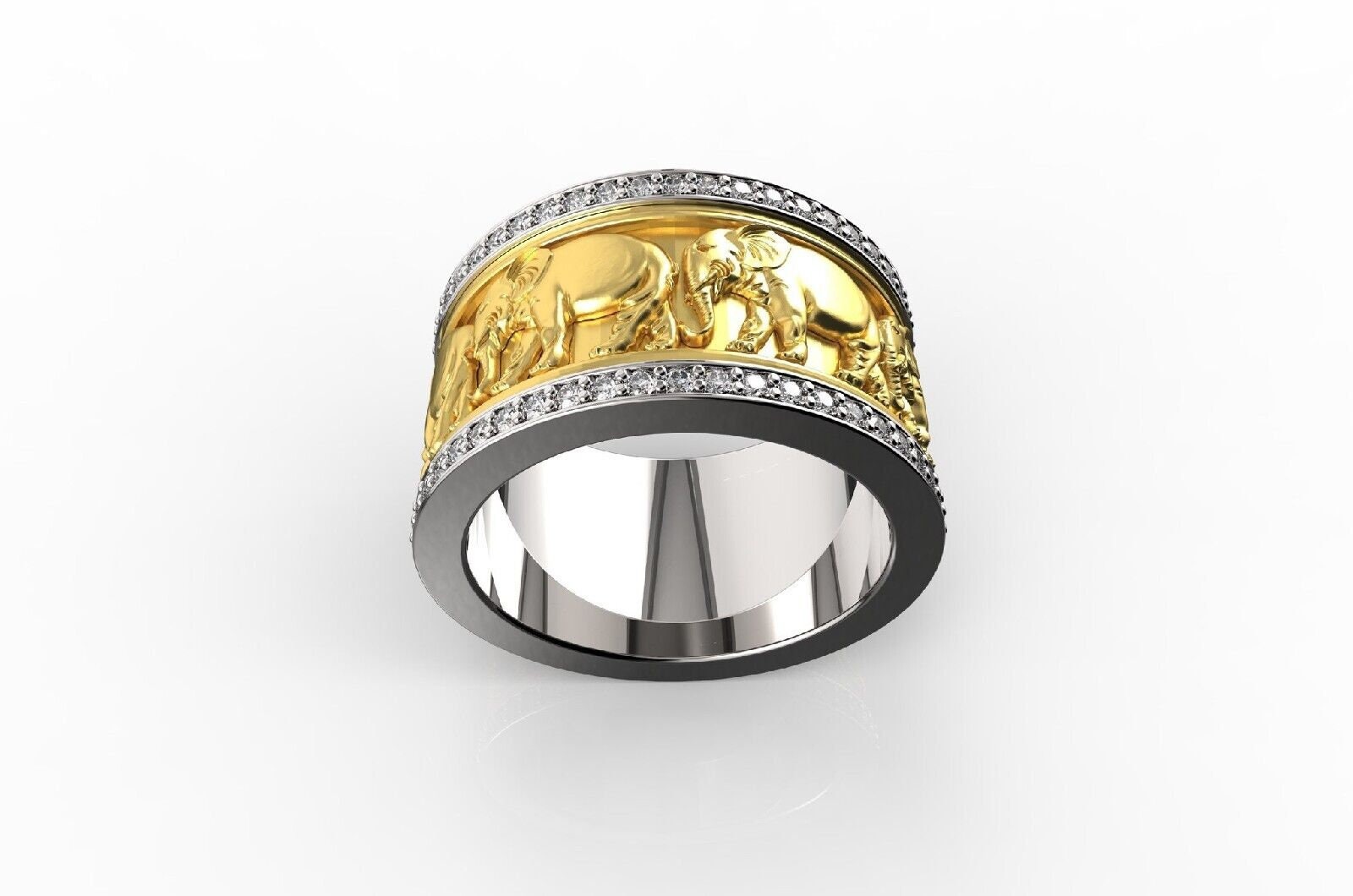 Elephant Band Ring Wax Patterns for Lost Wax Casting Jewelry / Castable ...