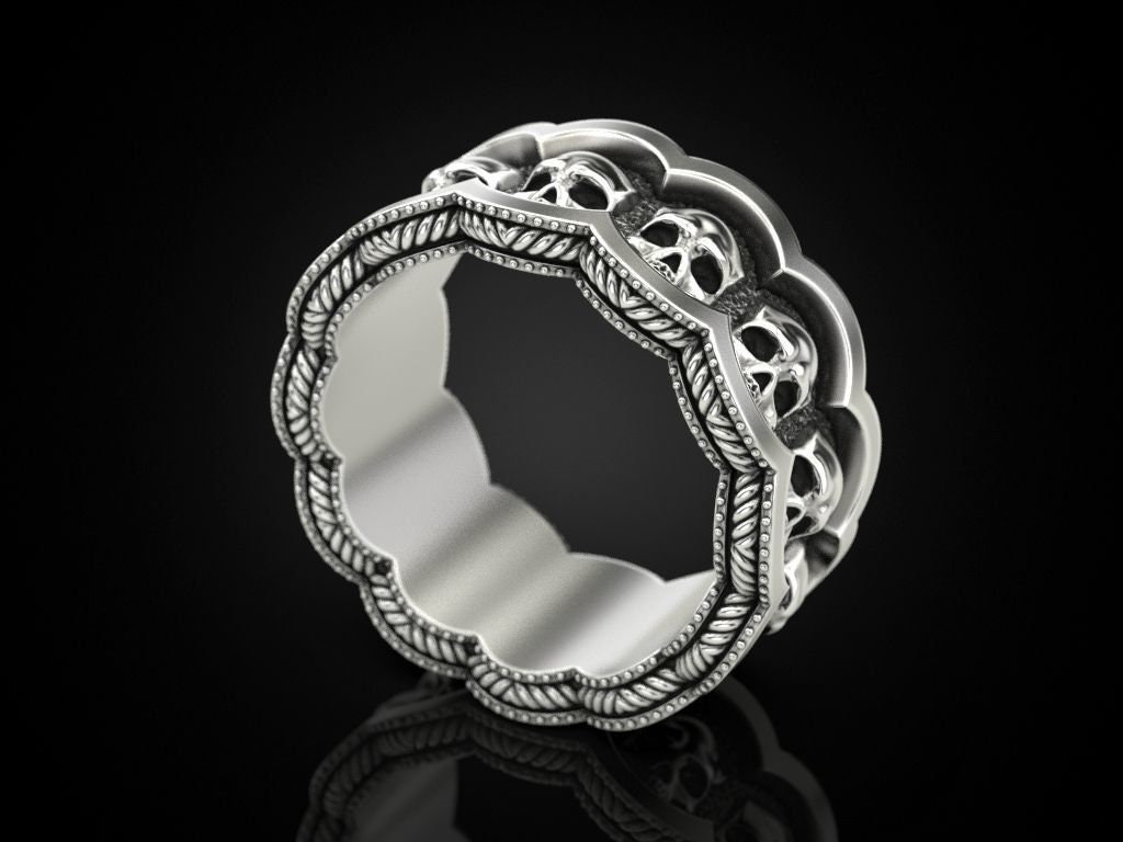 スカルコインワックスパターンリングロストワックス鋳造ジュエリー鋳造ワックス樹脂 - Etsy 日本