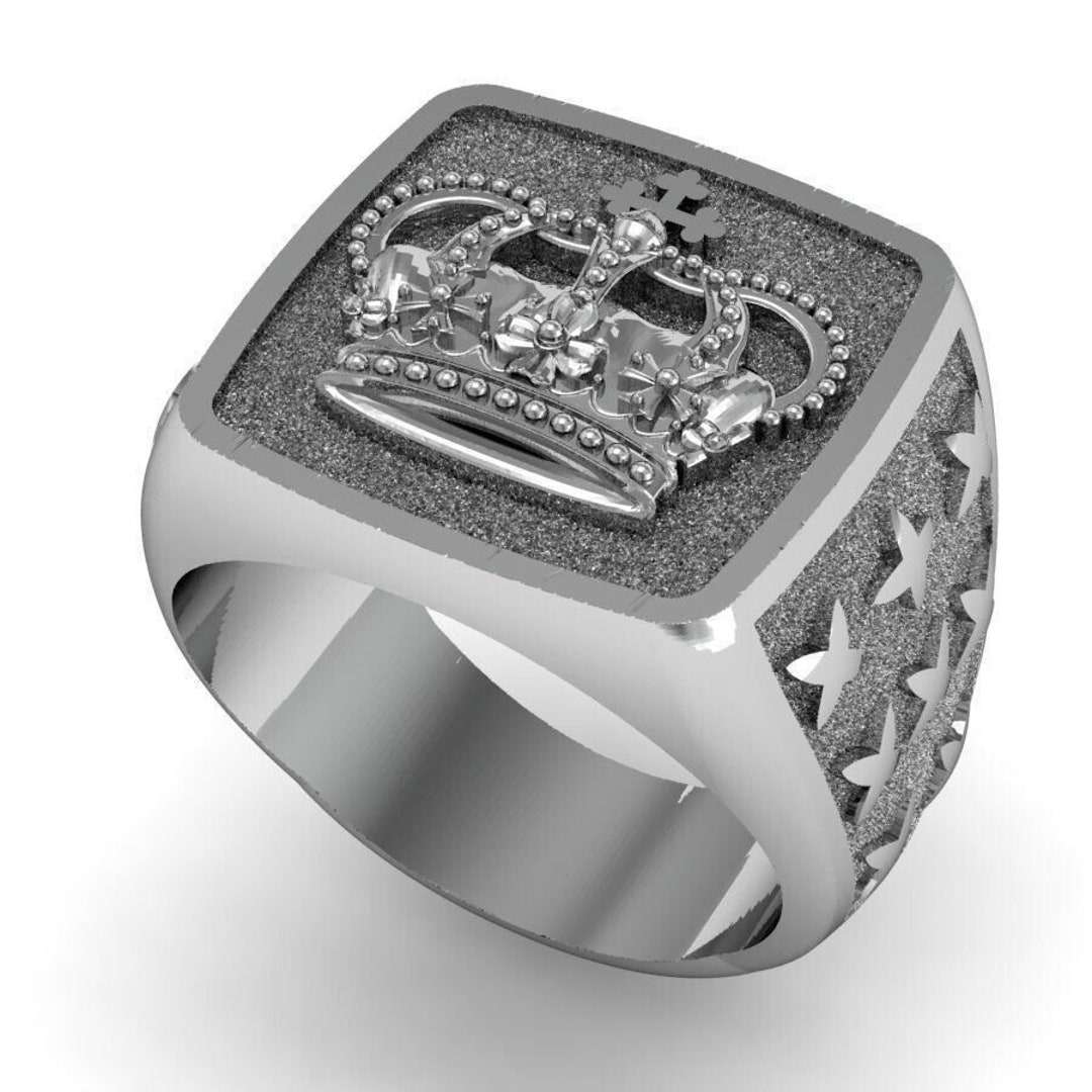 Crown Ring Wax Patterns for Lost Wax Casting Jewelry / Castable