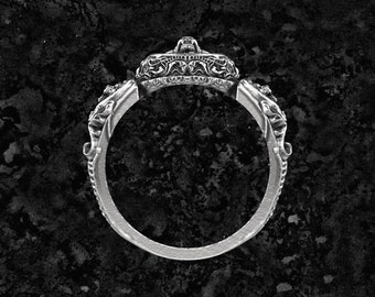 Modello Cera Per Fusione A Cera Persa - Anello Con Leone, Per Creare Modello Cera Per Fusione A Cera Persa - Anello Con Leone, Per Creare