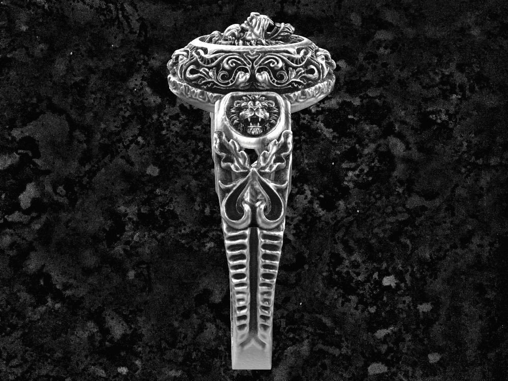 Anello con motivo in cera di leone per gioielli in fusione a cera persa, in resina di cera colabile - Italia Anello con motivo in cera di leone per gioielli in fusione a cera persa, in resina di cera colabile - Italia