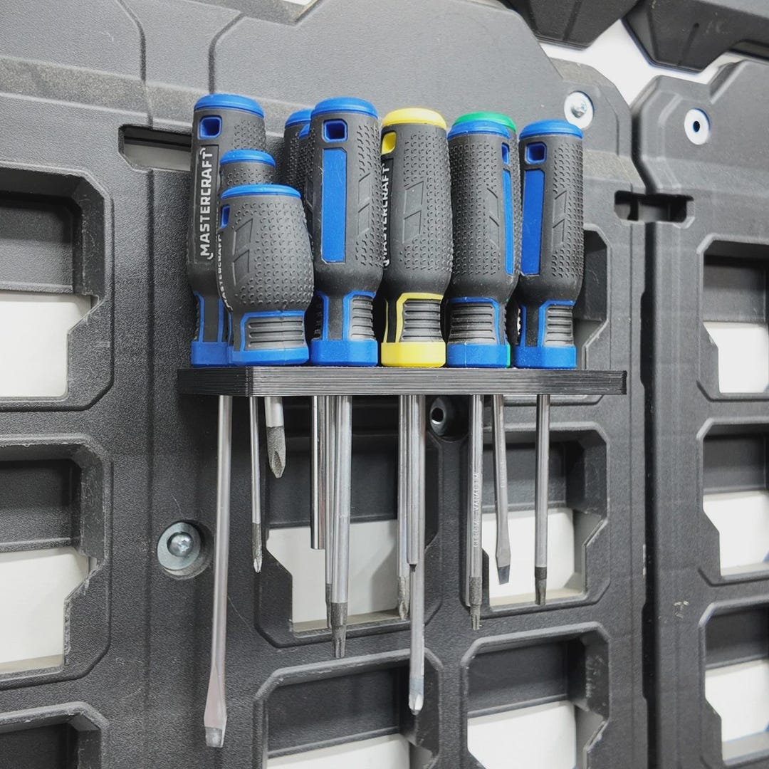Screw Rack Partition Drawer Packout Wall Screw Driver Rack - Etsy