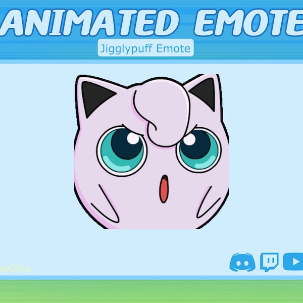 Animated Jigglypuff Emote for Twitch & Discord