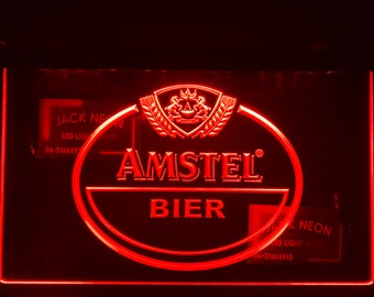 Led Lichtbord AMSTEL BIER 3D neon look