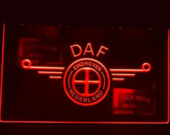 Led Lichtbord DAF  3d  neon look