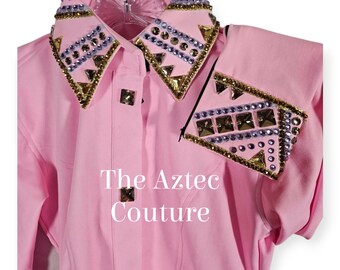 Youth Show Shirt in Pink with Matching Pad