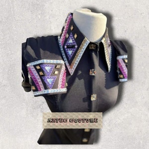 Combo Western Red Show Shirt, Western show outfits pleasure, western show jackets, show shirt, horse riding shirt, showmanship outfit